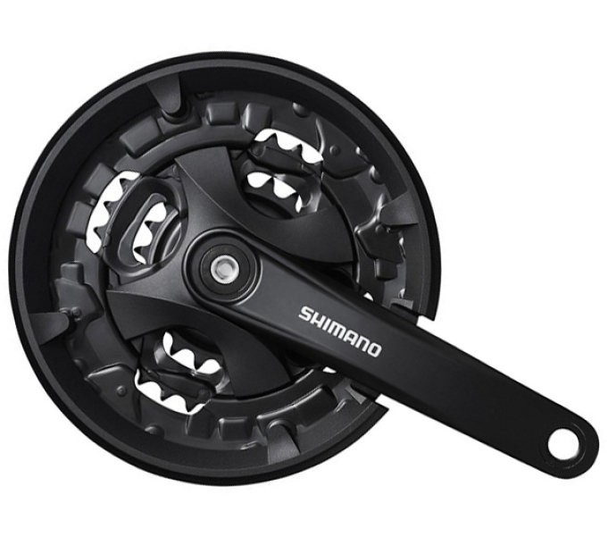 Kľuky Shimano MT101 štvorhran 44-32-22/175 s krytom čierne