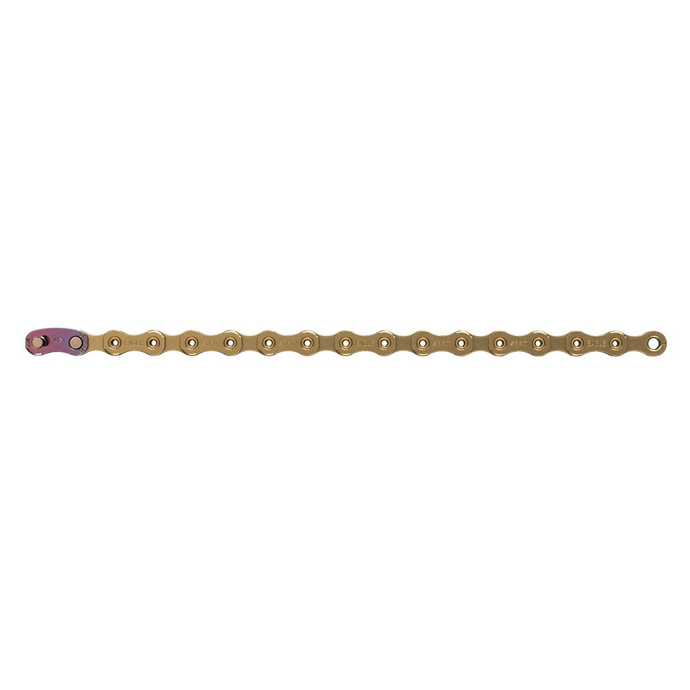Reťaz SRAM PC XX1 Eagle 12sp.126 čl. gold so spojkou