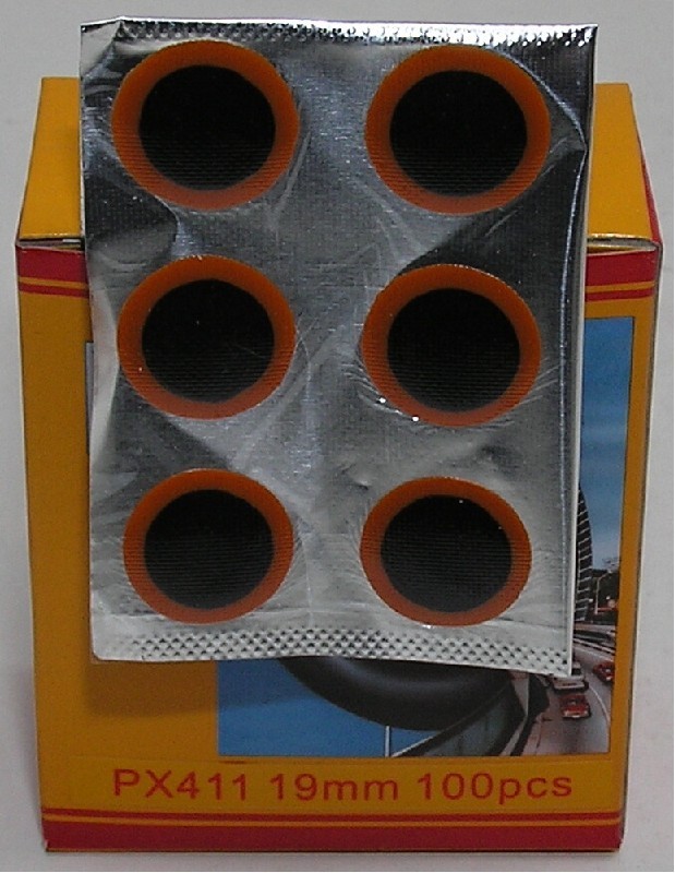 Záplaty PAX priemer 19 mm oranžové