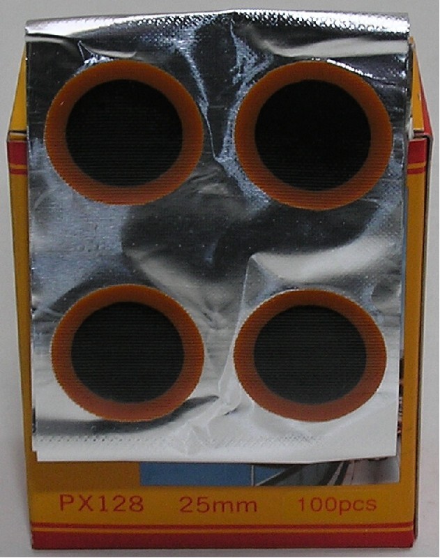 Záplaty PAX priemer 25mm oranžové
