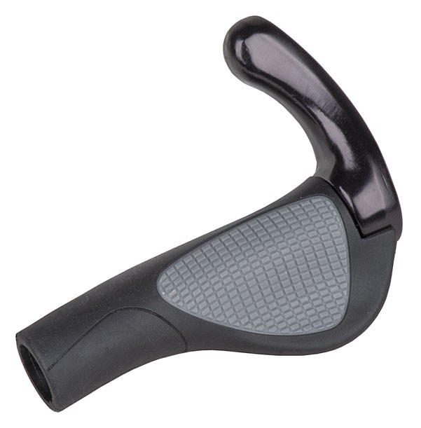 Gripy PRO-T Plus 311 anatomické vrátane integrovaných rohov čierna/sivá