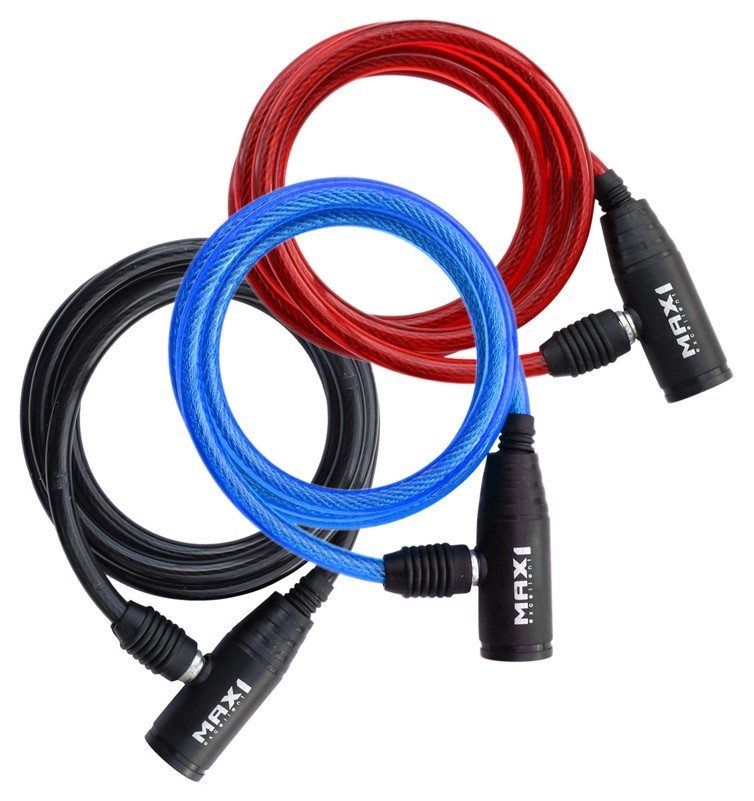 Zámok MX1 lanko 1500x8 mm špirála family set