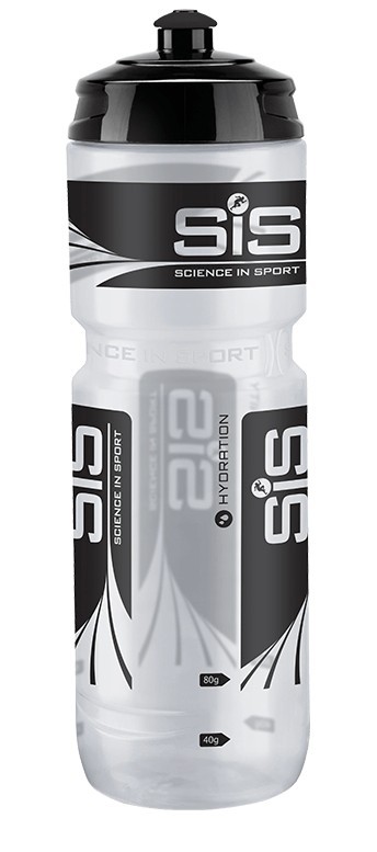 Láhev SIS 0,8l clear-black