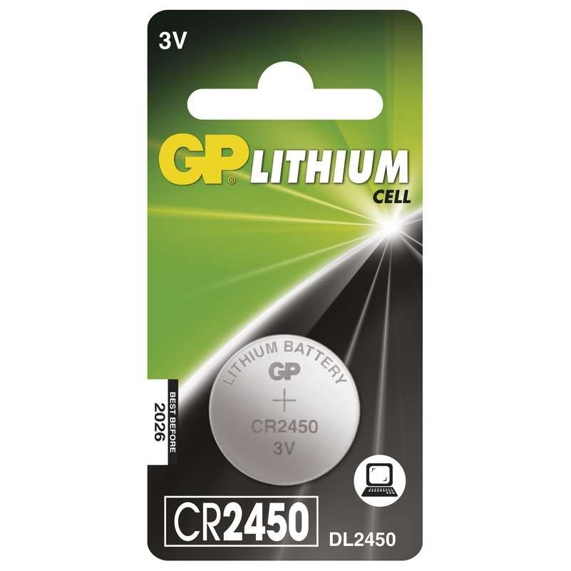 Batéria GP CR 2450 3V 24x5 mm