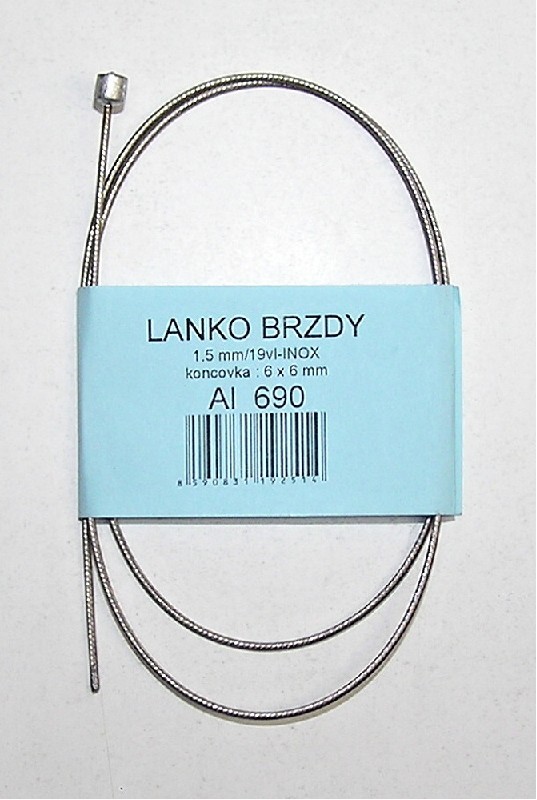 Lanko brzdy INOX 690mm cestne