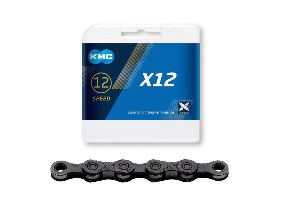 Reťaz KMC X-12 black 126 článkov box