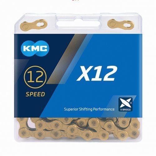 Řetěz KMC X-12 gold 126 článků box