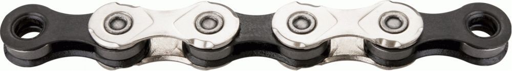 Reťaz KMC X-12 silver/black 126 článkov PE
