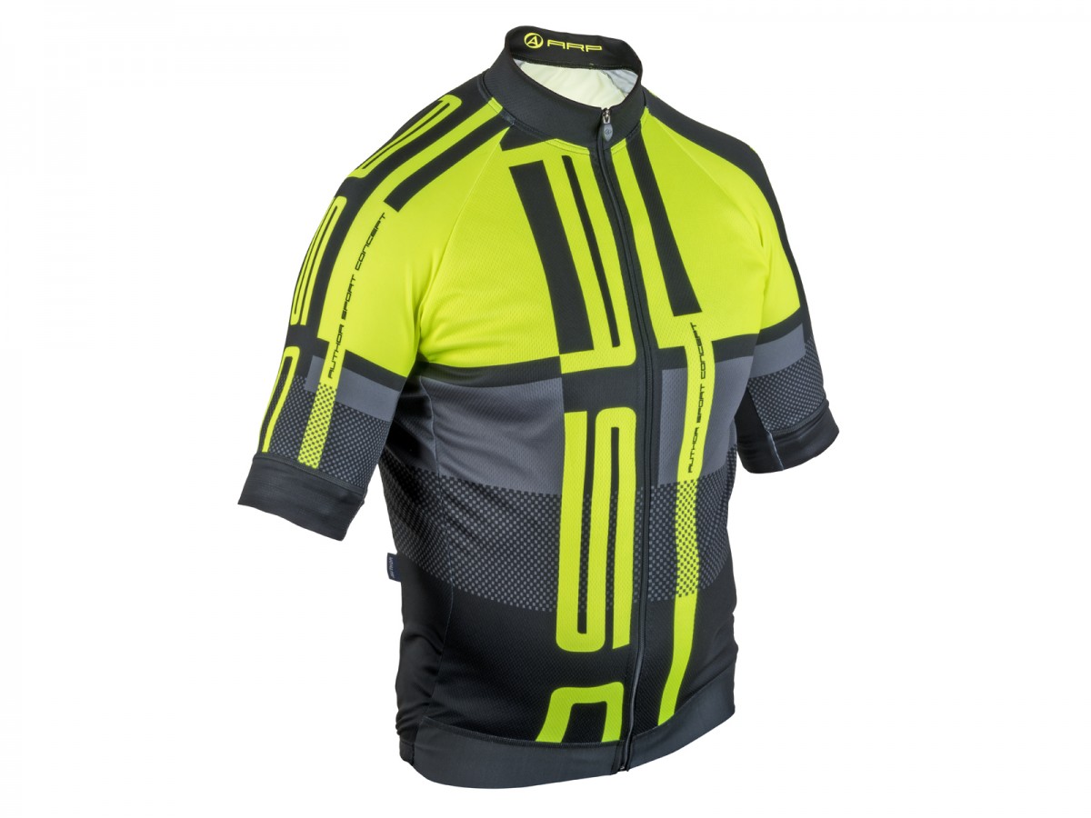 Dres AUTHOR Men Sport X7 ASC k/r L (žltá-neónová/čierna)