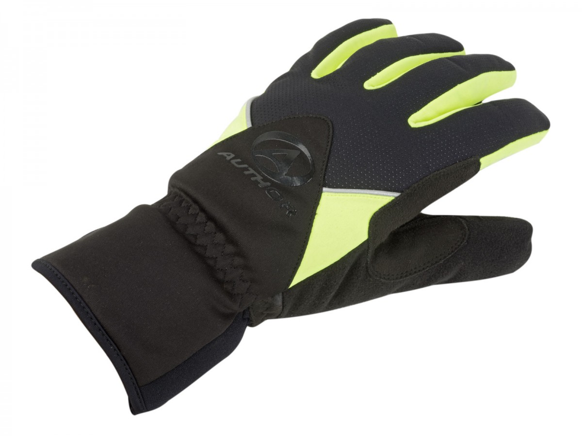 AUTHOR Rukavice UltraTech Thermo M (čierna/žltá-neónová)
