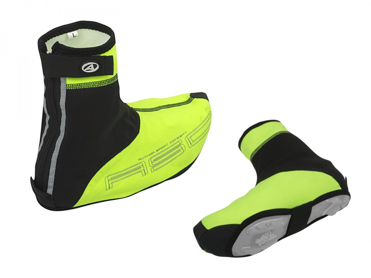 Návleky na tretry Author WinterProof XXL 47-48 (žltá-neónová/čierna)