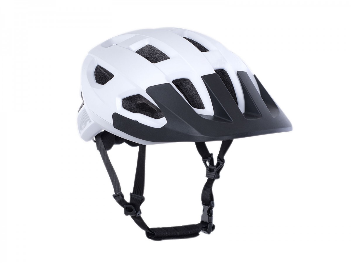 AUTHOR Přilba Vento InMold LED USB 55-58cm (stříbrná/bílá)