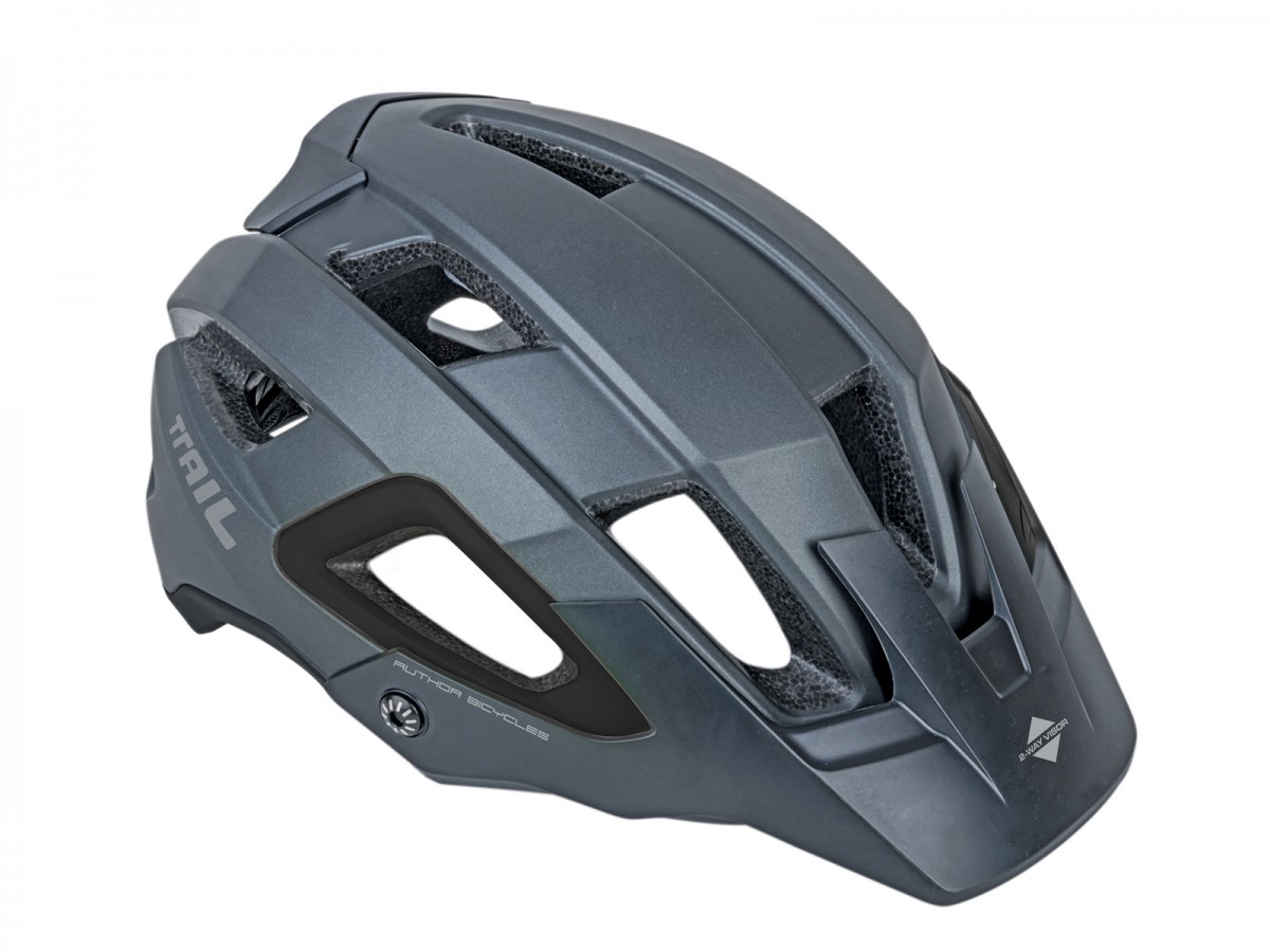 Prilba AUTHOR Trail Inmold X9 55-59 cm (201 čierna matná)