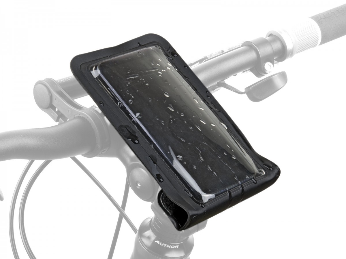 Brašna na predstavec na telefón AUTHOR A-H950 Waterproof 165 x 95 mm (čierna)