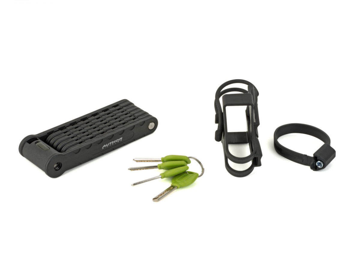 Zámok AUTHOR AUL FlexGuard-8 X9 l.940 mm (čierna)