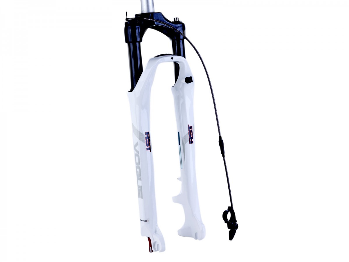 Vidlica RST Vogue Air-TRL 28,6 DISK 80 mm (biela)