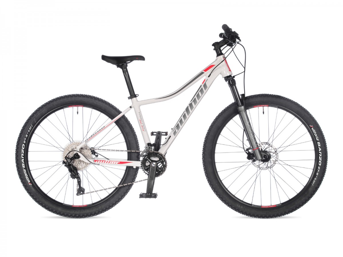 Dámsky MTB bicykel Author Traction ASL 27,5" 2021 16" biela/strieborná/červená