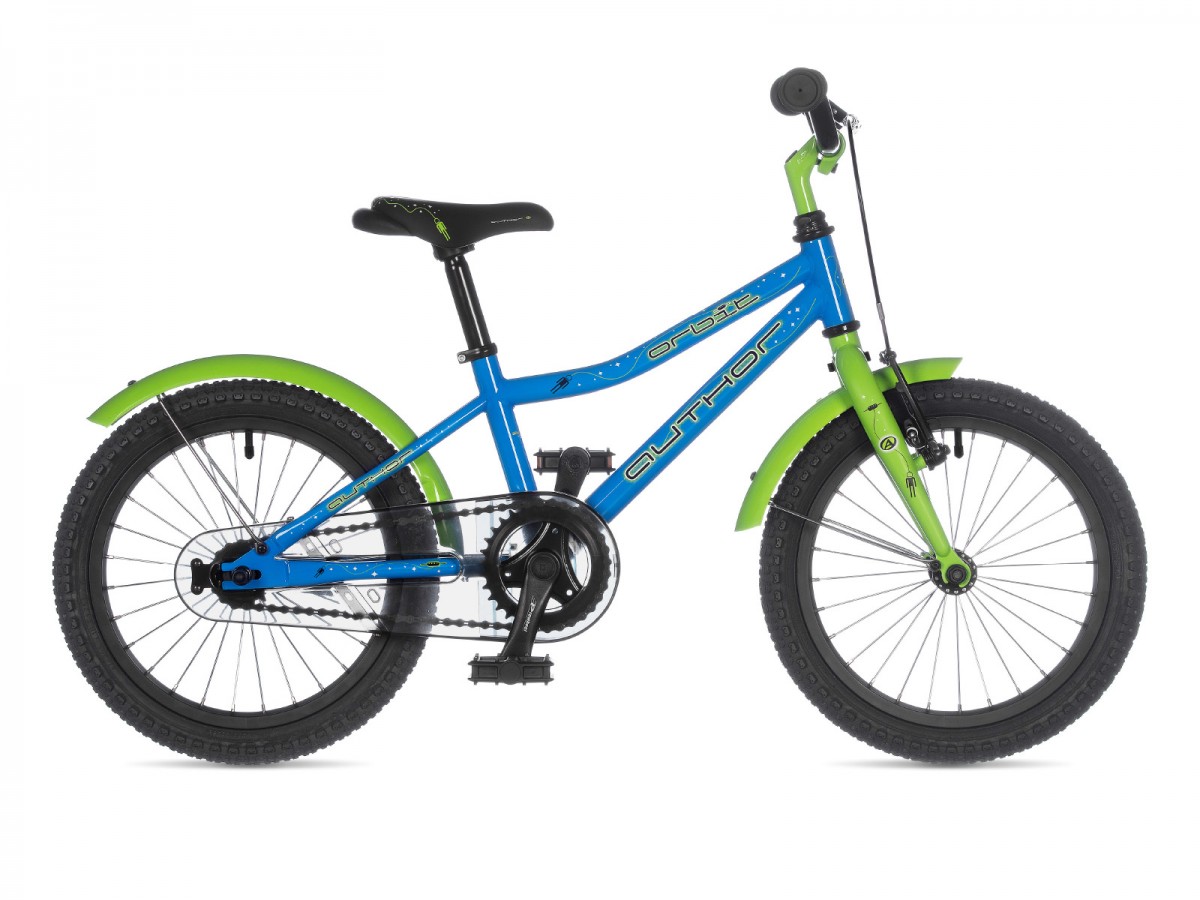 Detský bicykel Author Orbit 16" 2023 9" modrá/zelená