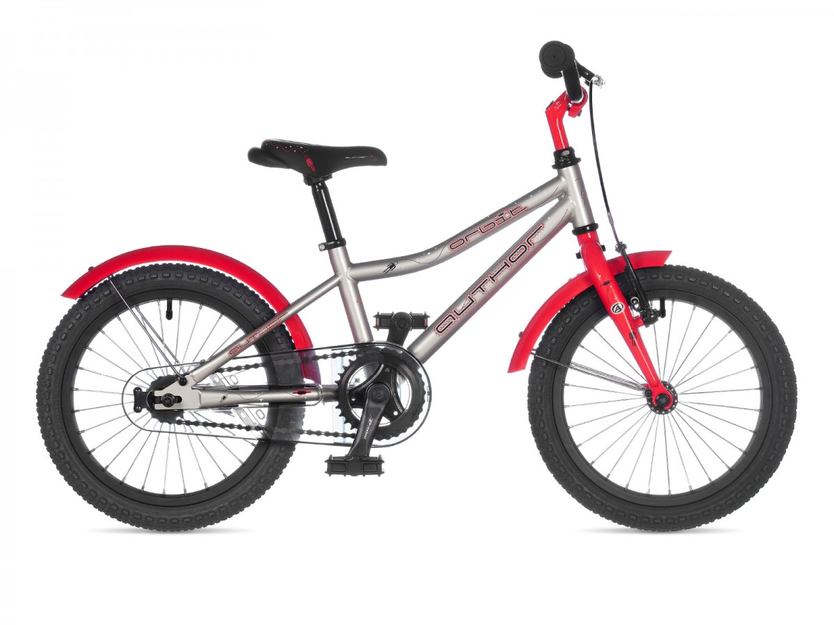 Detský bicykel Author Orbit 16" 2023 9" strieborná/červená