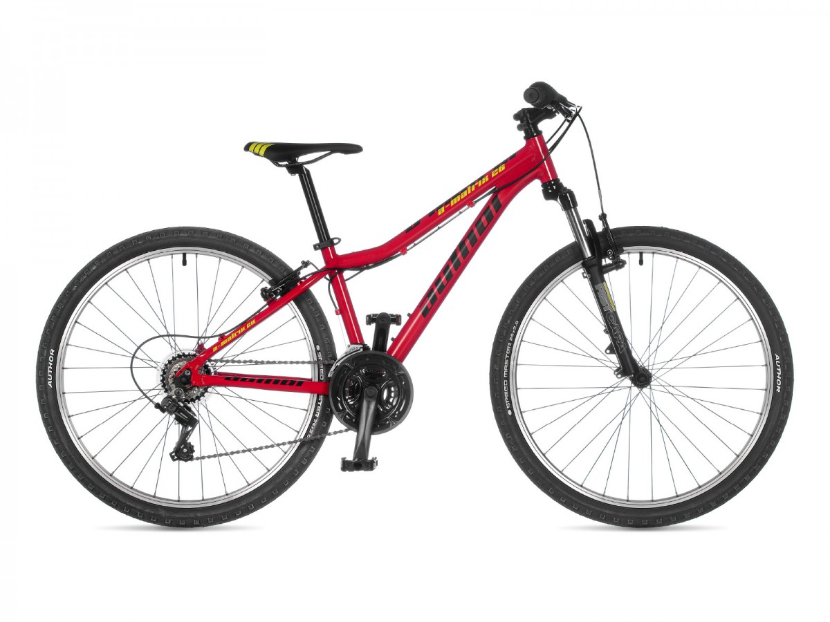 Detský bicykel Author A-Matrix 26" 2023 13,5" červená/čierna/limeta
