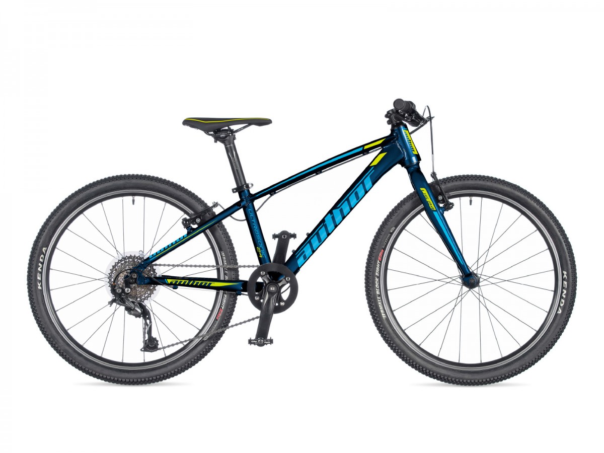 Detský bicykel Author Ultrasonic 24" 2023 12" modrá-matná/limeta