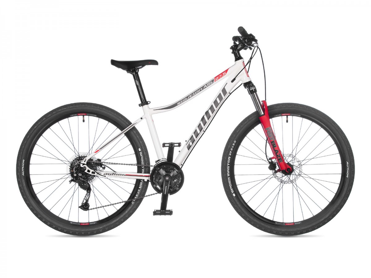 Dámsky MTB bicykel Author Solution 27,5" ASL 2023 16" biela/červená