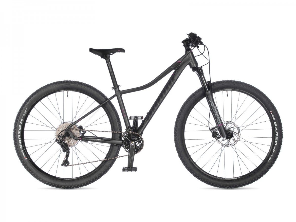 Dámsky MTB bicykel Author Traction 29" ASL 2023 16" sivá-matná/ružová