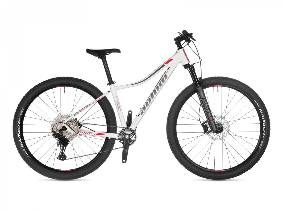 Dámsky MTB bicykel Author Instinct 29" ASL 2023 16" biela/strieborná/červená
