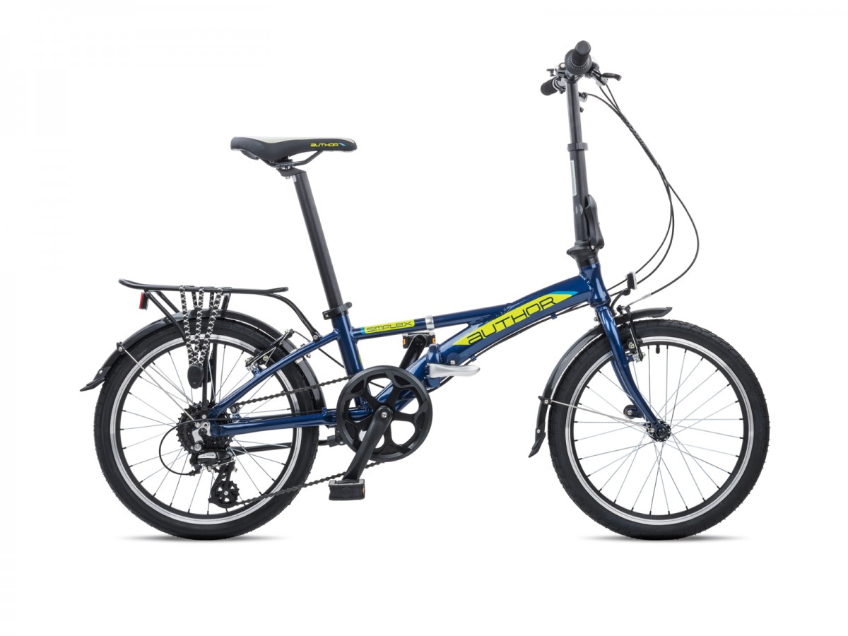 Skladací bicykel Author Simplex 2023 M modrá