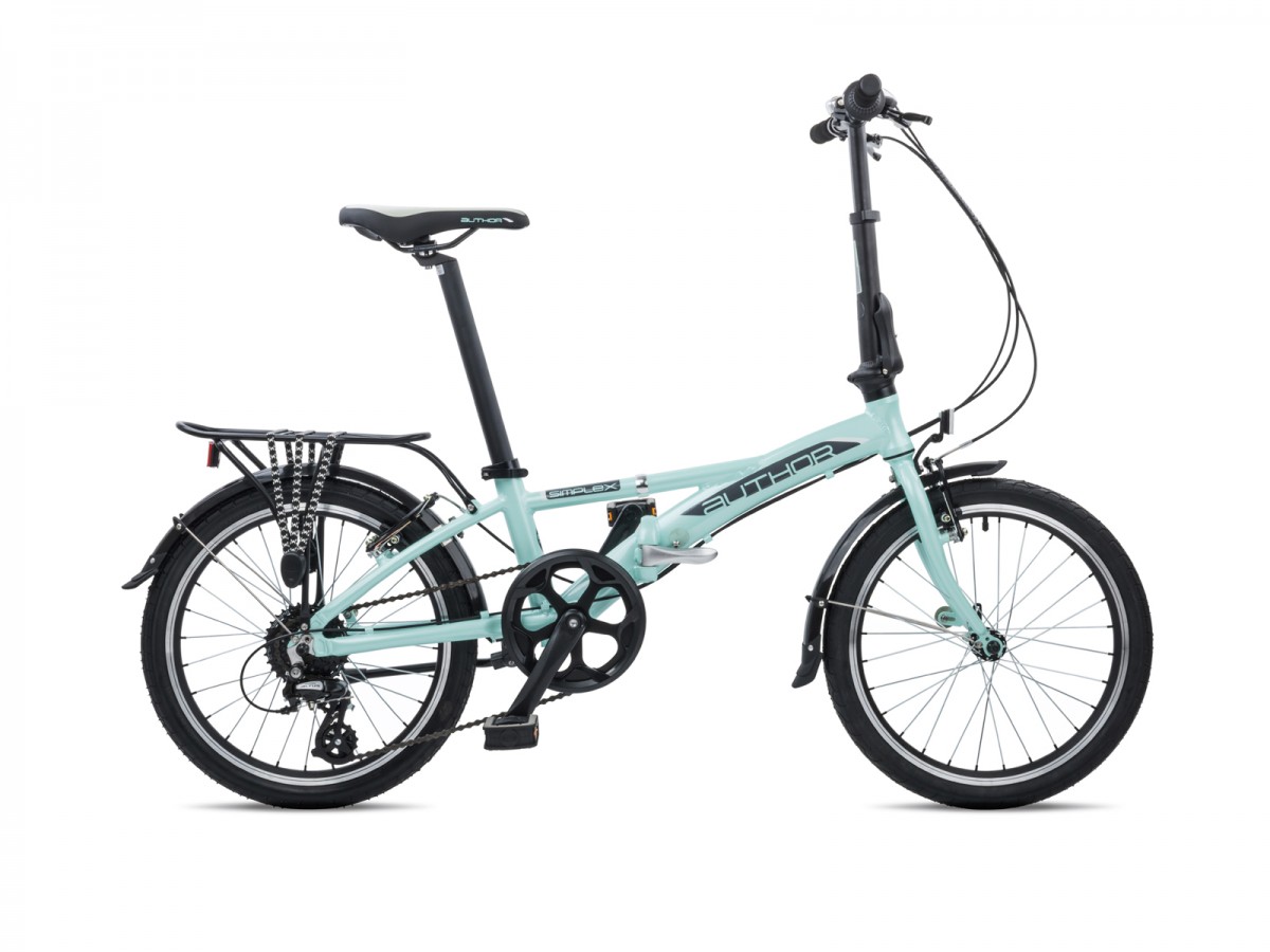 Skladací bicykel Author Simplex 2023 M zelená