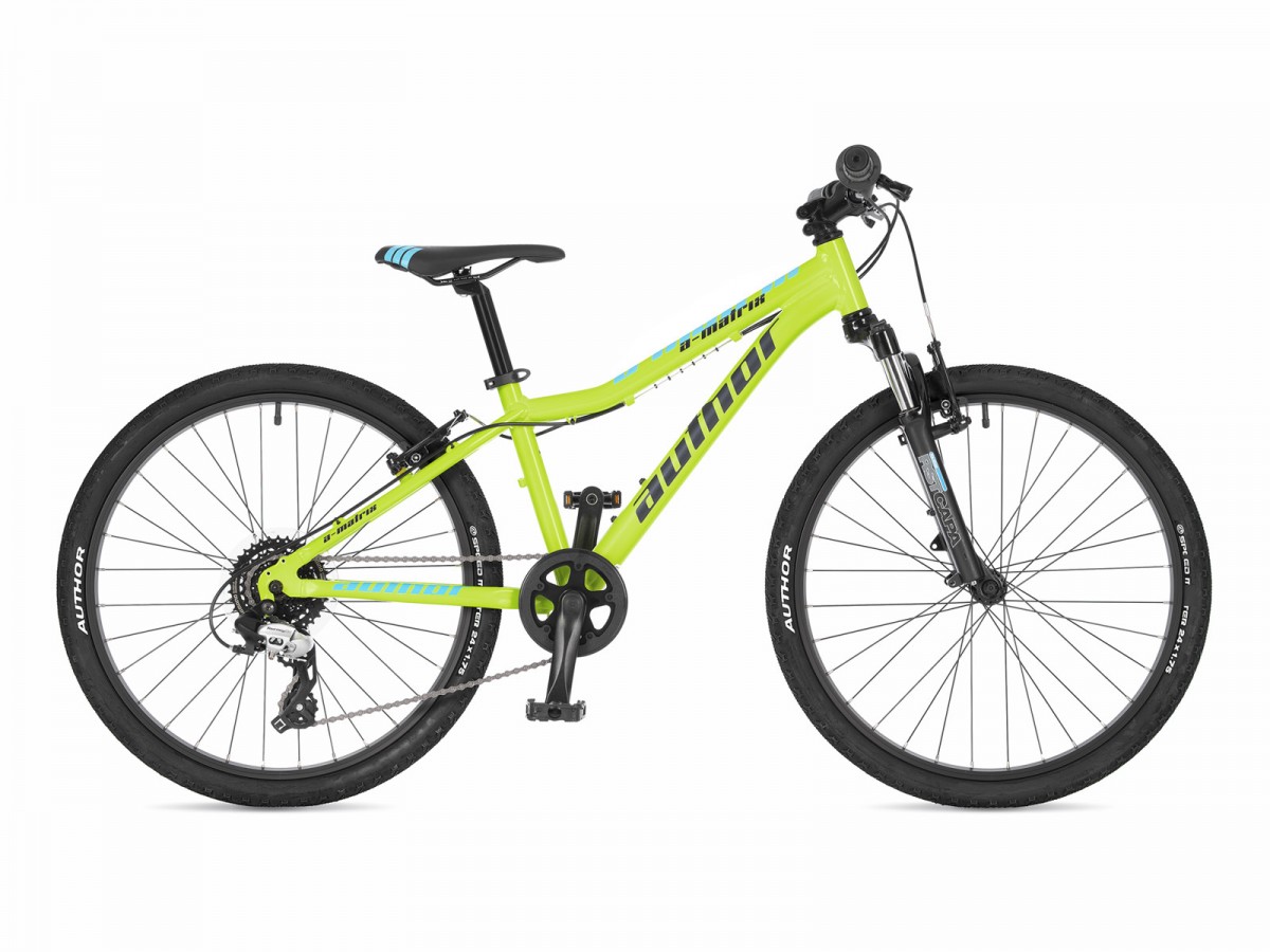 A-Matrix 24 2025 12,5" limeta/černá/modrá Author dětské 24"kolo