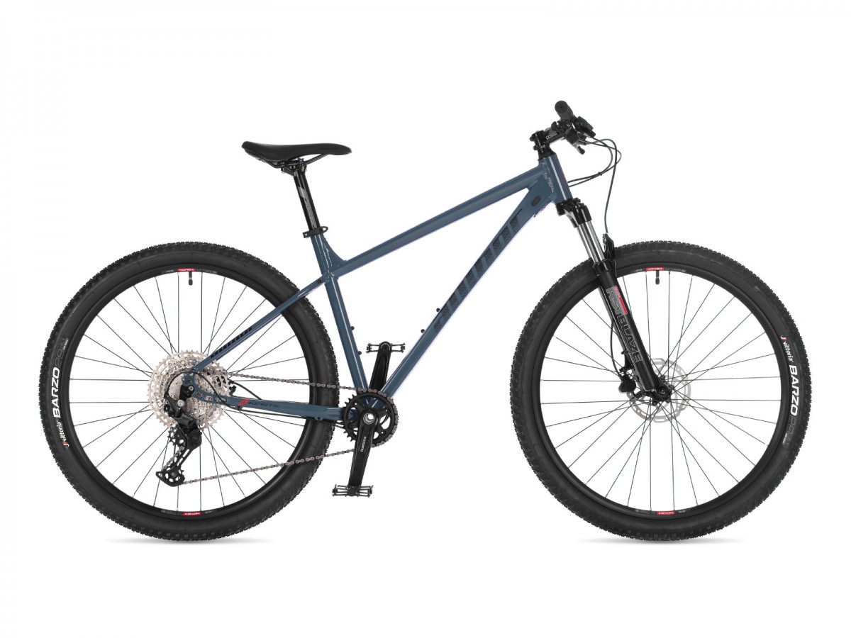 Kinetic 2025 15" šedá/červená/černá Author MTB XC 27,5"kolo