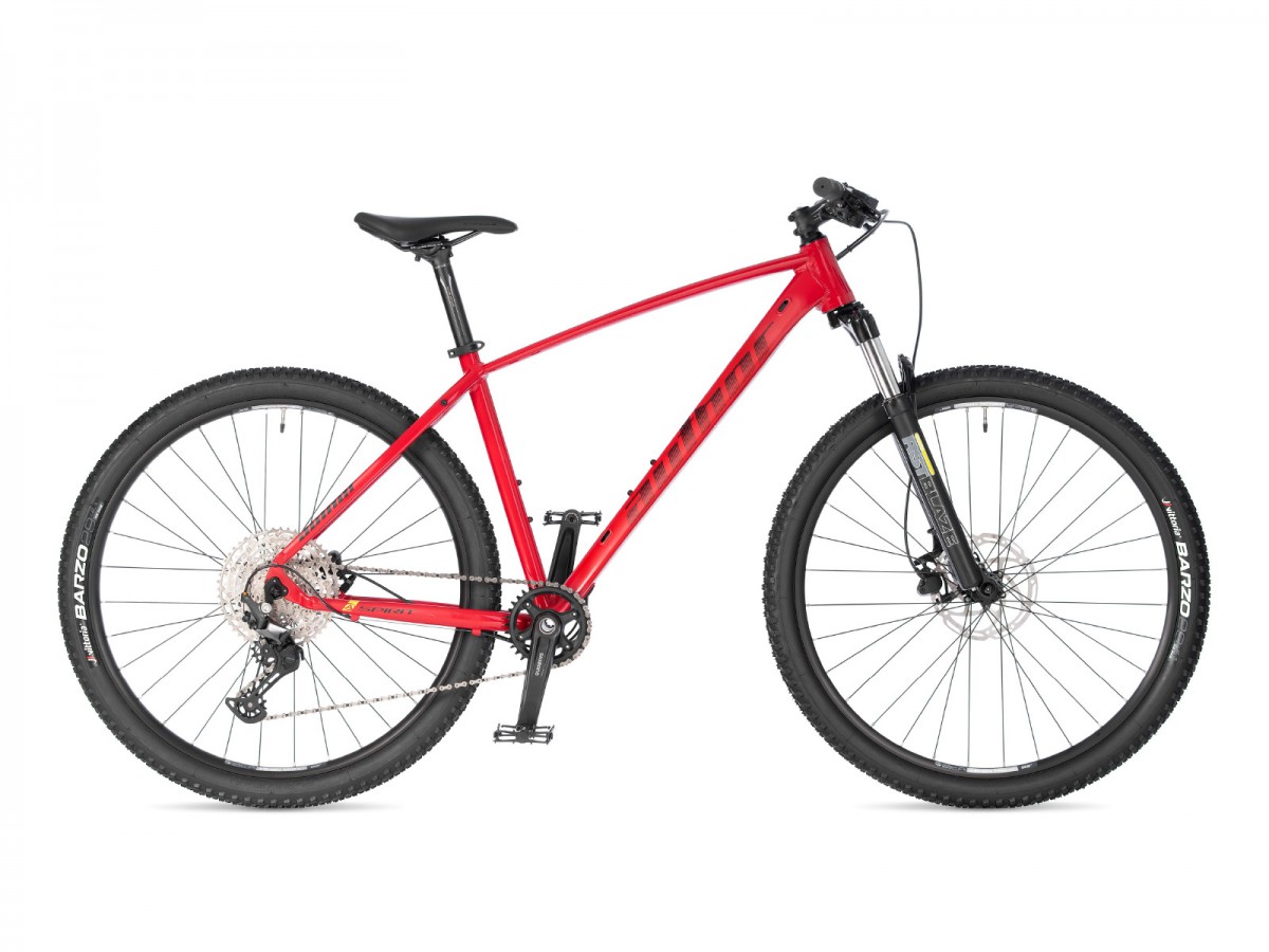 Spirit 2025 17" červená/černá/limeta Author MTB 29"kolo