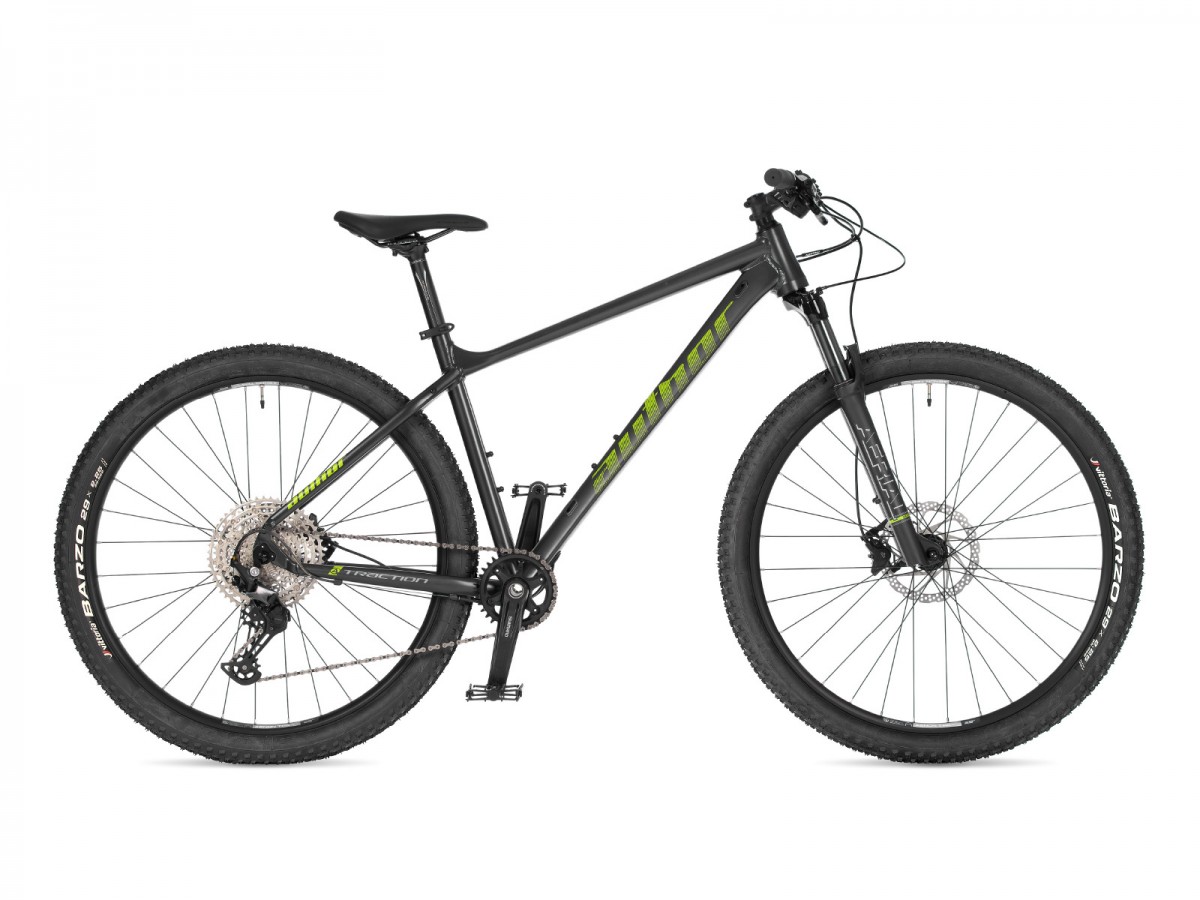 Traction 2025 19" šedá-matná/limeta Author MTB 29"kolo