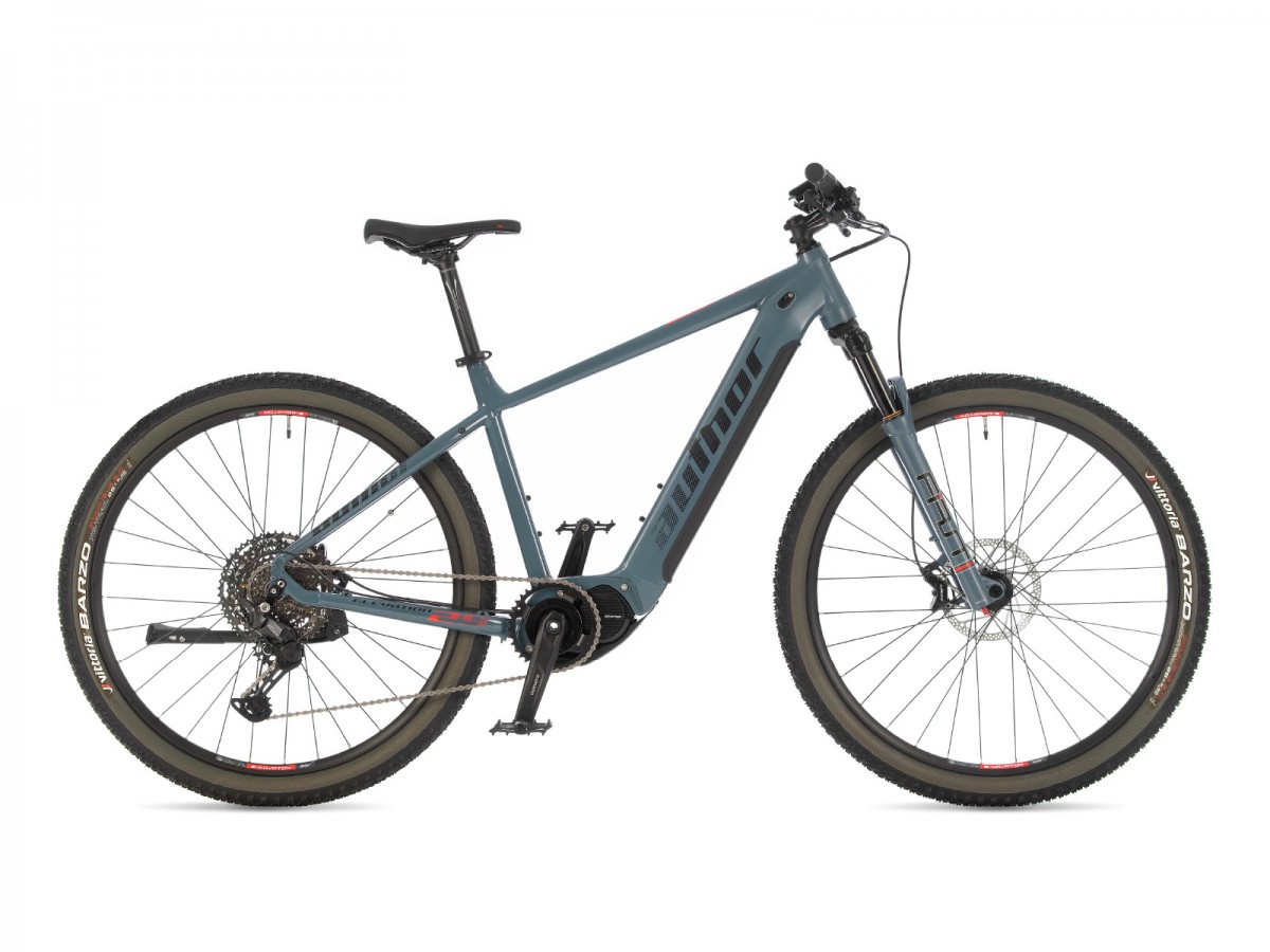 Elevation 29 2025 17" šedá/červená Author MTB 29"E-kolo