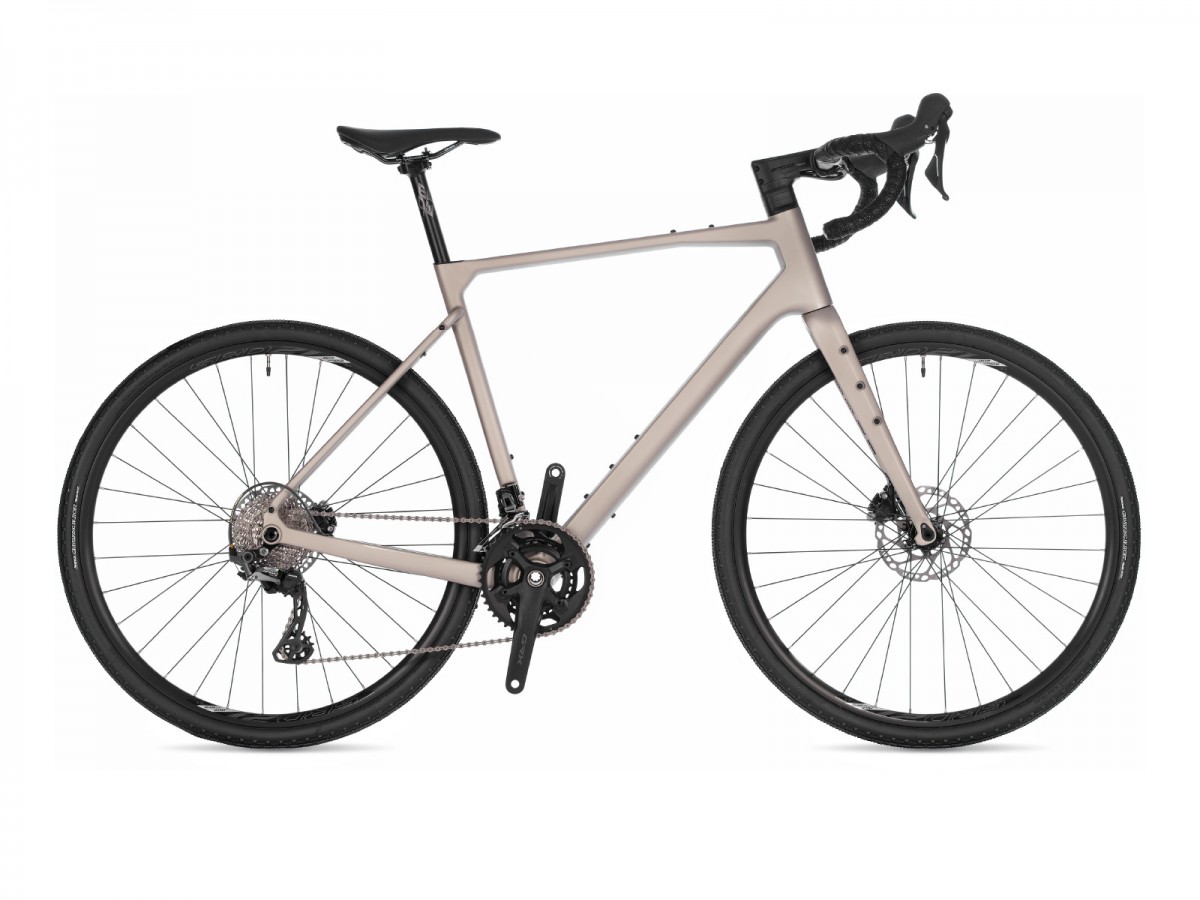 Guru 1.0 2025 54 titan-matná/černá Author Gravel kolo