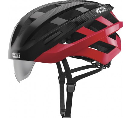 Cyklistická prilba ABUS In-Vizz Ascent red comb M