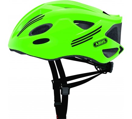 Cyklistická prilba ABUS S-Cension neon green L