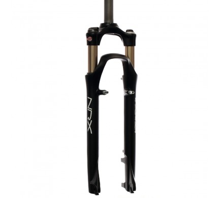 Vidlice odpr. 28" 28,6/255 ahead Suntour NRX E RL-R LITE DISC & PIVOT, černá