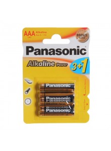 Baterie mikrotužková AAA LR03 Alkalika Panasonic blistr 4 ks