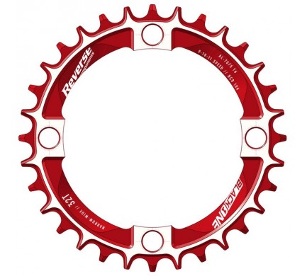 Převodník Reverse CW Black One Narrow Wide 104 mm, 32 zubů, Red