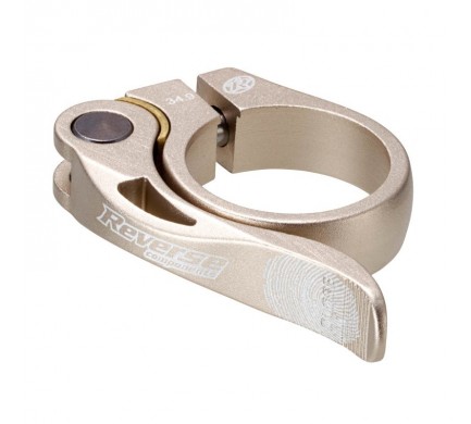 Objímka sedlovky Reverse Long Life 34,9 mm SandMetallic