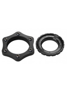 Adaptér Reverse kotouče diskové brzdy černý centerlock/6-otv.