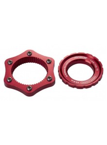 Adaptér Reverse kotouče diskové brzdy centerlock/6-otv. Red