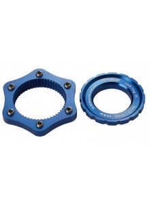 Adaptér Reverse kotouče diskové brzdy  centerlock/6-otv. Blue