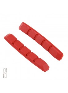 Náhradné brzdové gumičky SPC - MTB,70 mm, červená