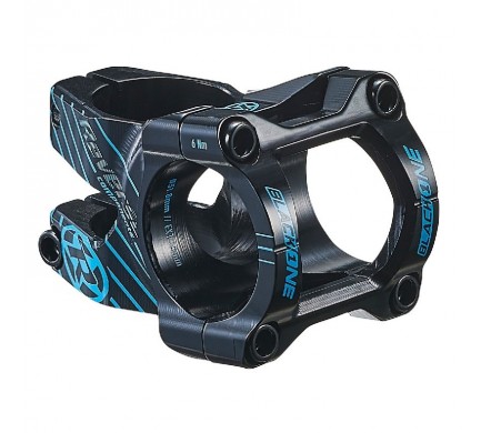 Představec Reverse Black One D-2 35 mm / 31,8 mm Black / Light Blue + čepička, šroub