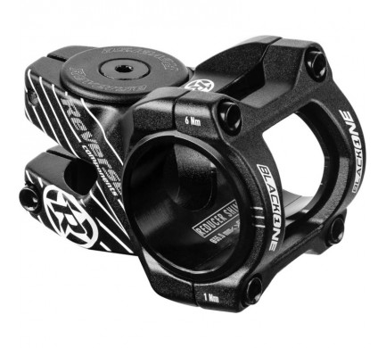 Představec Reverse Black One D-2 35 mm Black / White + čepička, šroub