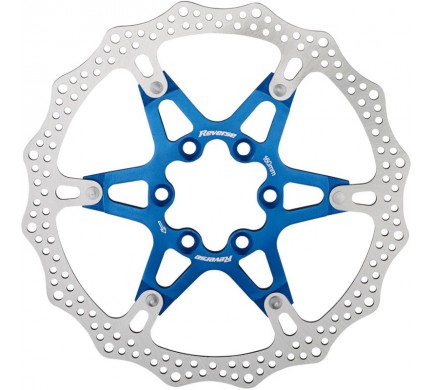 Brzdový kotouč 160 mm, 6 děr, Reverse Alloy/Steel, Blue