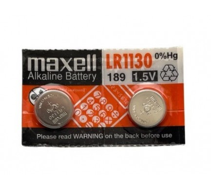 Baterie knoflíková 12 GA/LR43 Alkalika Maxell blistr 2 ks